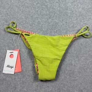 Maaji Mellow Green Sally Single Strap Bikini Bottom Womens Size XL NWT